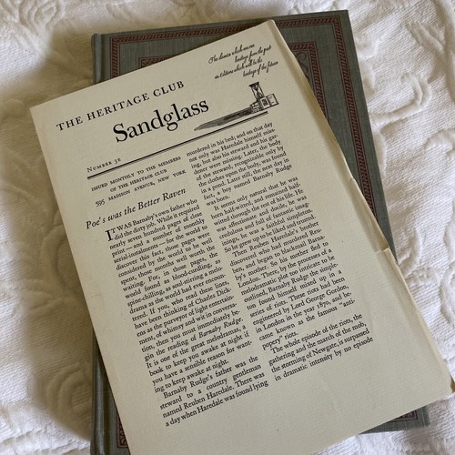 Charles Dickens Barnaby Ridge Heritage Press 1969 Sandglass Decorative Book - Picture 6 of 6