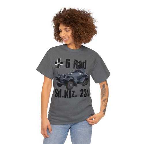 Sd.kfz. 231 6 Rad T-Shirt WWII German Armored Car Version 1 - Picture 32 of 49