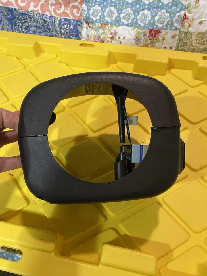 2001-2007 Dodge Grand Caravan PRETO moldura de coluna de direção acabamento mortalha fabricante de equipamento original - Imagem 2 de 4