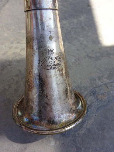 Rare Antique High Quality Harry Pedler Silver Clarinet Elkhart in Original Case - Picture 2 of 10