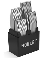 56 Metal Collar Stays for Men's Dress Shirts Premium Multi, Silver