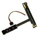 Black M.2 to PCIe x16 Graphics Card Adapter Cable Graphics Card Accessories