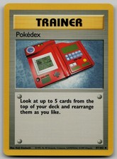 Pokedex Uncommon Base Set (Shadowless) 087/102 NM
