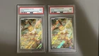 x2 Eevee Pokemon Center Stamped ETB Promo 173 Prismatic Evolution PSA 9