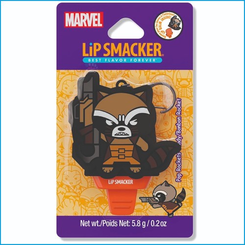 Lip Smacker Marvel, Guardiani della Galassia, portachiavi, balsamo labbra per bambini - Rocke - Foto 9 di 14