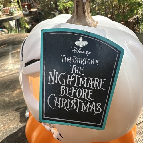 Disney Tim Burtons The Nightmare Before Christmas Light Up Stacked Pumpkin NWT - Picture 4 of 7