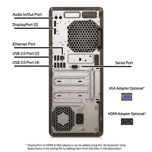 HP Desktop PC i7, up to 32GB RAM, 3TB SSD, Windows 11/10, WiFi + BT, DVD-RW - Picture 3 of 6