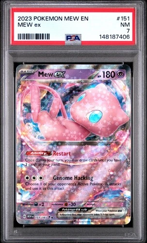 2023 POKEMON MEW EN-151 #151 MEW EX PSA 7