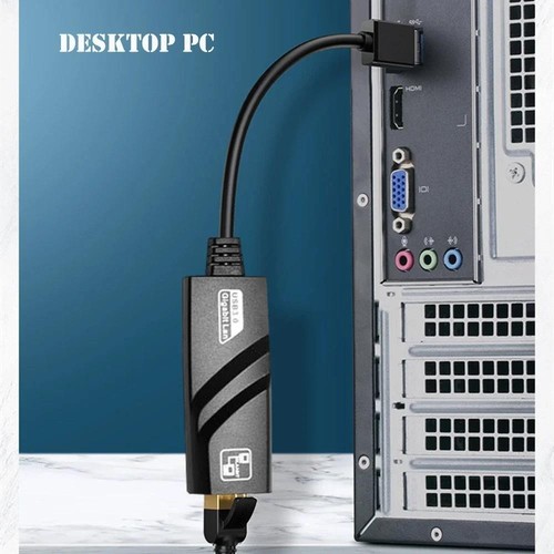 Tragbarer USB 3 0 Ethernet Adapter f��r schnelle Internetverbindung 100Mbps - Bild 11 von 12