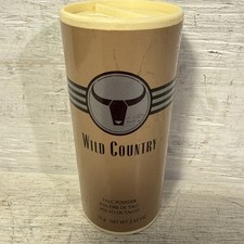 Avon Wild Country Men's Talc Powder Sealed Discontinued 2.65 Oz NEW NOS