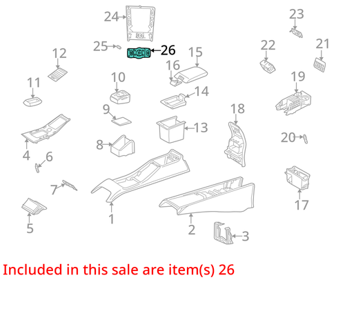 Temperature Control 163 Type ML500 Rear Fits 02-05 MERCEDES ML-CLASS 660984 - Picture 4 of 10