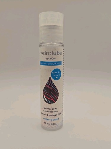 hydrolube by plusOne Personal Travel Size Lubricant, 1 OZ (SEALED) Exp 2024