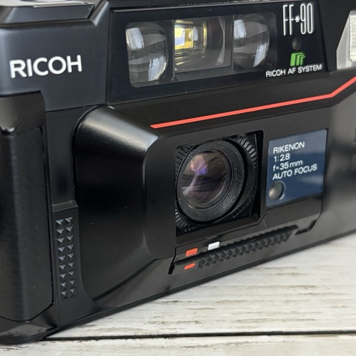 Ricoh FF-90 35mm Camera AF Point Shoot Film Camera For Parts Repair - Picture 5 of 20