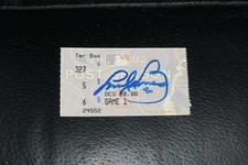 2002 NLDS GAME 3 DBACKS AT CARDINALS SIGNED BY ANDY BENES  CARDS ADVANCE TO NLCS