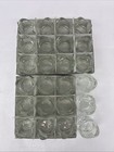 24 New IKEA Vasnas Glass Stackable Wavy Tea Light Holders Wedding Party NWT