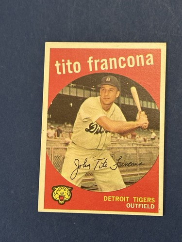 1959 Tito Francona [White Back] #268
