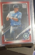 2021 Topps Clearly Authentic Autographs - Evan White #CAA-EW Red /50 (JL-05)