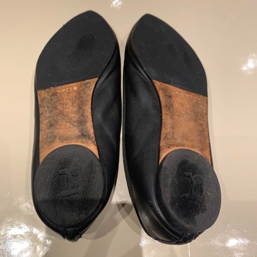 Zapatos de Ballet repetito Cinta Plana Cuero Negro Talla 37 USADOS Japón Envío Gratis - Imagen 5 de 7