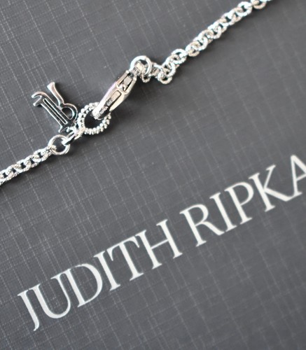 $1395 🆕JUDITH RIPKA ETERNITY Station Necklace with LAPIS Gemstone and 18K GOLD - Picture 12 of 16