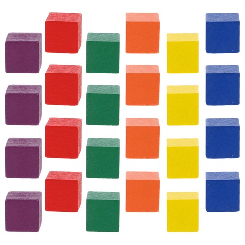 100 Pcs Colored Building Blocks Work Cubes Math Manipulatives