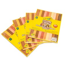 Crayola Colors of The World Construction Paper Premium Project 8.5"X11"-48 Sheet