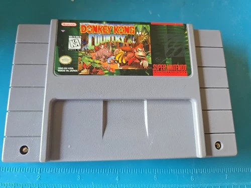 Donkey Kong Country Super Nintendo SNES Tested Working Great