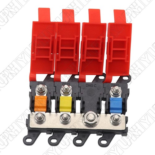 Distribution Block 1 in 3 out 3-way Fuse Holder With Fuse 30A 60A 100A Repair - Picture 9 of 13