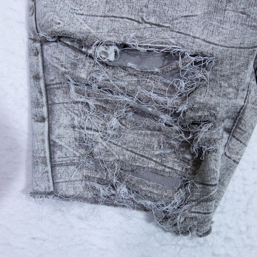Urban Behavior pantaloncino jeans donna 30 vita tagli grigio denim invecchiato - Foto 4 di 7