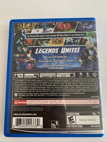 LEGO Batman 2: DC Super Heroes (Sony PlayStation Vita, 2012) - Picture 3 of 5