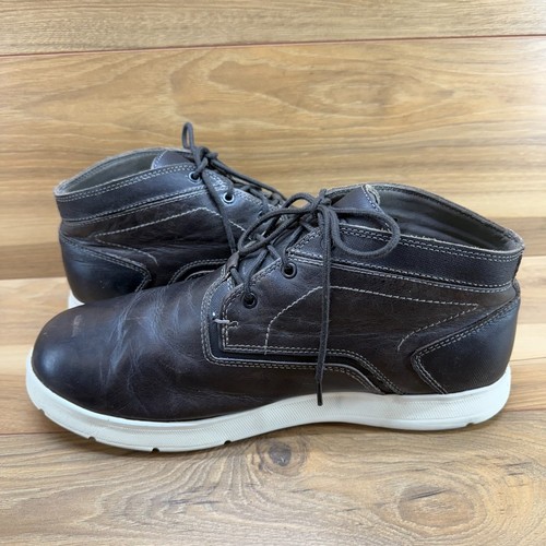 Bota Chukka Red Wing Cross Lite Para Hombre Talla 12 H Cuero Marrón Punta Suave 6719 - Imagen 6 de 12