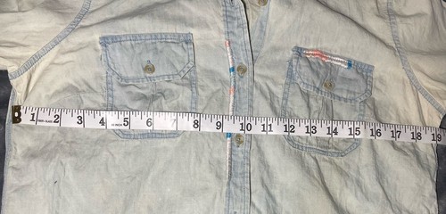 Tribal Jeans Woman’s P/S Button Up Shirt Boho Yarn Stitch - Picture 8 of 12