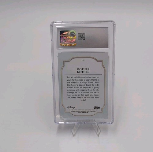 2024 Topps Chrome Disney Sapphire EXCLUSIVE Black /10 Mother Gothel #141 CGC 8.5 - Bild 2 von 2