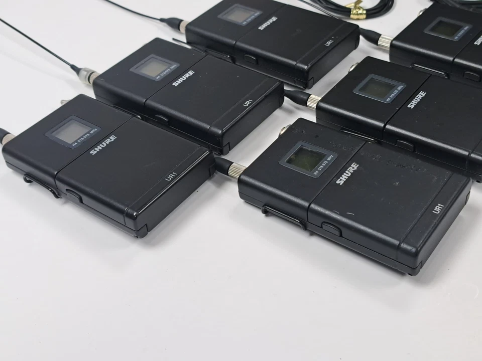 Shure UR1 H4 Wireless Transmitter w/ MX150 Microphone Belt Pack 518-578MHZ UR1H4 - Image 4 of 4