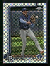 2025 Topps Chrome #64 Christopher Morel X-Fractor