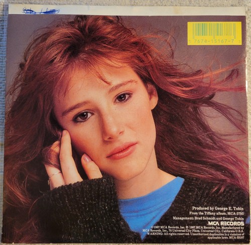 Tiffany "I Think We're Alone Now / No Rules" VG+ / VG+ jukebox tab - Picture 2 of 4