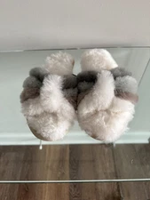NEW EMU AUSTRALIA REAL FUR SHEEPSKIN MAYBERRY SLIPPERS SIZE 6