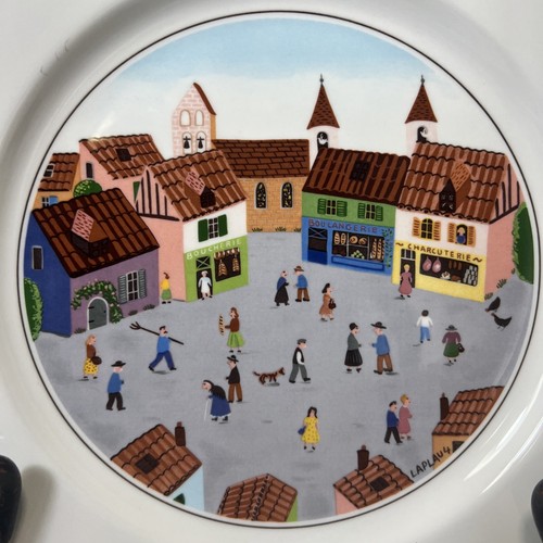 Villeroy Boch Design Naif Salad Plates (Set of 6 Different) Luxembourg 8 1/4" A3 - Afbeelding 8 van 11