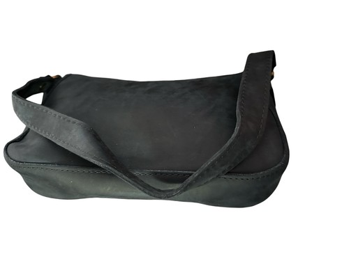 Borsa tote Portland Leather Goods con manico superiore in pelle blu borsa media - Foto 5 di 21