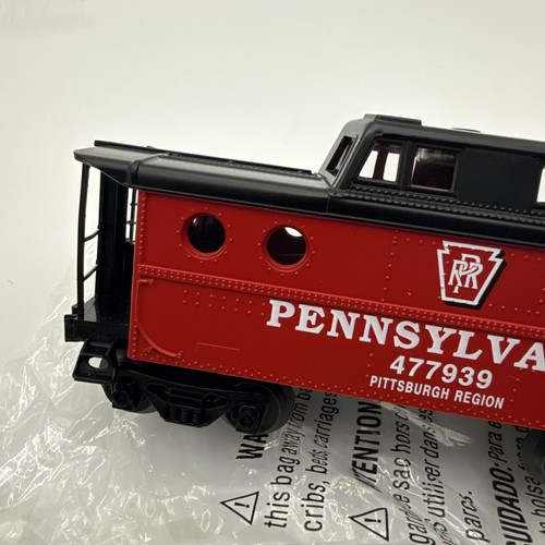 LIONEL 6-36653 CALIBRE O PENNSYLVANIA FURGÓN DE COLA ILUMINADO #477939 - LN EX++ - Imagen 6 de 15