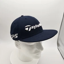 TaylorMade New Era Tour Flatbill  Snapback Golf Hat Cap TP5 Navy Blue