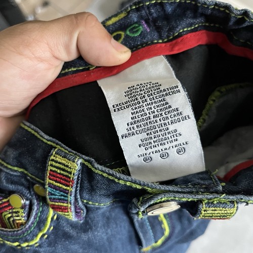 Coogi Vtg Toddler Boys Jean Shorts Denim Size 4T Embroidered Logo Pocket Y2K - Picture 8 of 8