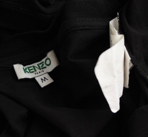 Kenzo Negro Big Eye soldes Print Algodón Top M 26807354