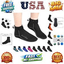 Water Socks Neoprene Socks Beach Booties 3mm 5mm Anti-Slip Wetsuit Footwear F...