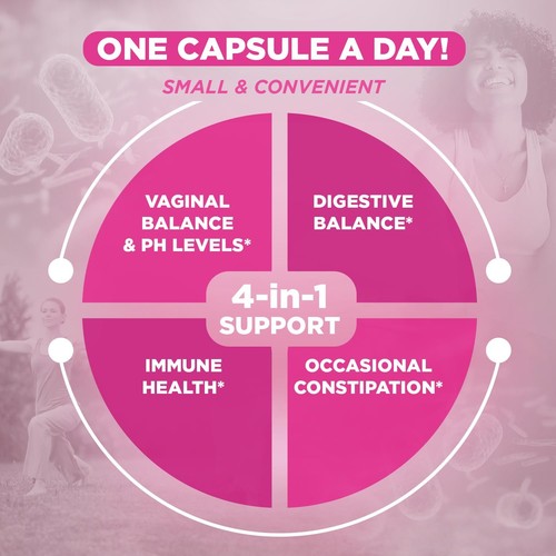 - Probiótico diario para mujer Vital Flora 60 mil millones de UFC, 60 cepas diversas, 7 O... - Imagen 3 de 6