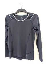 Arcteryx Top Womens M Navy Base Layer Outdoor Performance Hiking Retro Mod Shirt