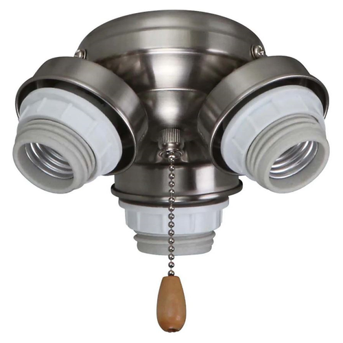 Emerson Kathy Ireland 3-Light Turtle LED Fitter Ceiling Fan Brushed Steel F330BS - Picture 1 of 1