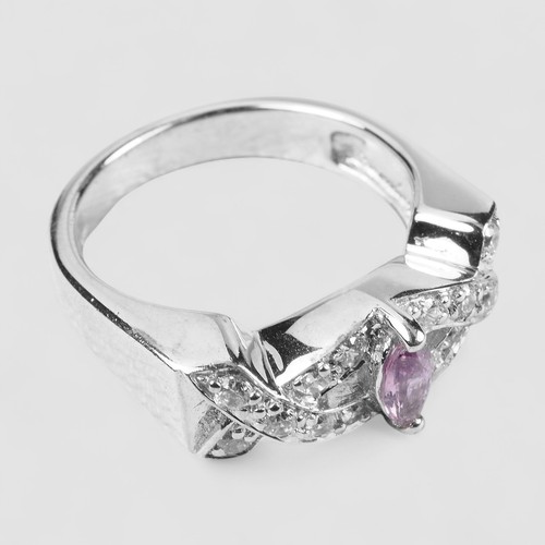 Baby Pink Spinel Marquise Cut 925 Sterling Silver Handmade Finish Fine Rings - Picture 3 of 9