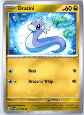 SV: Scarlet & Violet 151 #147/165 Dratini Non-Foil (Plain)