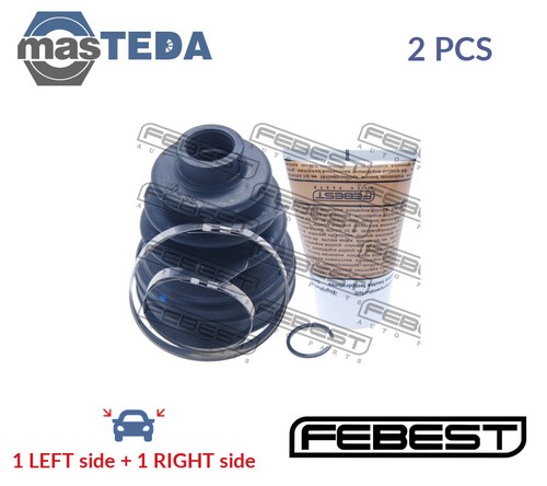 0215-F15T CV JOINT BOOT KIT PAIR FEBEST 2PCS FOR SKODA FABIA II,RAPID,ROOMSTER - Picture 1 of 6