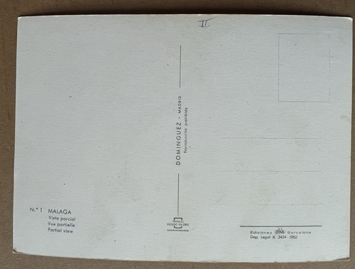 Vintage Malaga Spanien Postkarten Lot 9 Dominguez Costa del Sol - Bild 12 von 20